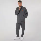 Ellesse Herre Ferrari Poly Tracksuit Mørkegrå
