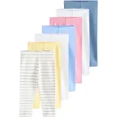 Next Leggings gul / lysegrå / lyserød / hvid