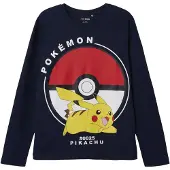 TWO SOON Shirts 'Pokémon' marin / gul / rød / hvid