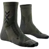 X-socks - Vandretøj - Hike Discover Ankle Dark Sage/Black til Unisex - Størrelse 39-41 - Grøn