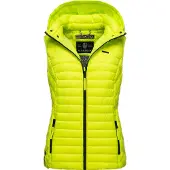 MARIKOO Vest lime / sort