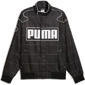 Puma Relaxed Racer Jacket Unisex, Clothing, Black, S
