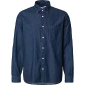 Selected Skjorte 'SLHCARLO' blue denim