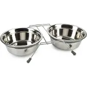 Beeztees Lumara RVS Deluxe Spisesæt - 20 cm