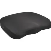 Kensington Ergonomic Memory Foam Seat Cushion, siddepude, sort