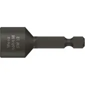 Wera 869/4 M, 1 stk, Sekskantet, 25,4 / 4 mm (1 / 4), Sort, 50 mm, 33 g
