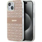 DKNY IML Mono & Stripe MagSafe-etui til iPhone 15 / 14 / 13 - pink