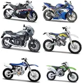 Maisto M34101, Motorcykel, 3 År, Metal, Plast, Forskellige farver