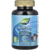 Nature'S Way , Hurtig Calm Gummy, Blandet Jordbær, 60 Gummies