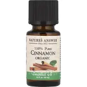Natures Answer , 100% Reinsk Pure Organisk Essential Oil, Cinnamon, 0.5 fl oz (15 ml)