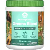 Amazing Grass , Greens Blend, Detox & Digest, 7.4 oz (210 g)