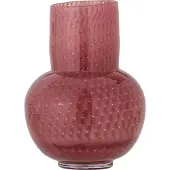 Bloomingville Roscoe Vase, Rosa, Glas