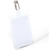 Durable Navneskilt 90x60 mm med stropklemme - (25 stk.)