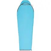 Sea to Summit - Lagenpose - Breeze Sleeping Bag Liner Mummy w/ Drawcord Standard til Unisex - Blå
