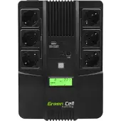 Green Cell AiO - UPS - AC 220/230/240 V - 480 Watt - 800 VA - 9 At - USB - output-stikforbindelser: 6