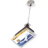 Durable ID-kortholder med yoyo DE LUXE PRO - (10 stk.)