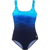 LASCANA Badedragt blå / marin / aqua