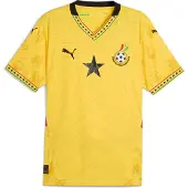 Puma Ghana 2025 Away Jersey Men, Clothing, Pelé Yellow/Black, S