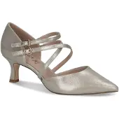 Caprice Pumps, metallic, made of Leather with Queenie, Size 39