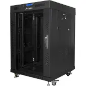 Lanberg FF01-6615-12BL - 15U - Free Standing Rack Canbinet