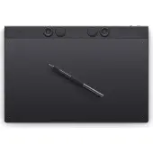 Wacom Intuos Pro - Digitizer - stor - højre- og venstrehåndet - 34.9 x 19.5 cm - elektromagnetisk - 3 knapper - trådløs, kablet - USB, Bluetooth