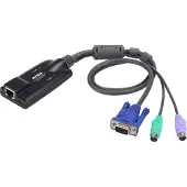 Aten KA7520 - Adapter til tastatur/ video / mus (KVM) - RJ-45 (hun) til PS/2, HD-15 (VGA) (han) - for ALTUSEN KH1508, KH1516, KH2508, KH2516 KH1508, KH1516, KL1508 KVM over IP KH1508