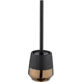 Wenko Brandol, Toiletbørste & holder, Sort, Keramisk, 118 mm, 118 mm, 127 mm