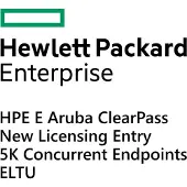 HP HPE ClearPass – ny licensregistrering: 5.000 samtidige enheder, E-LTU
