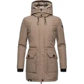 NAVAHOO Vinterjakke chamois / sort / hvid