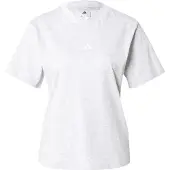 Adidas Funktionsbluse 'Essentials Small Logo Cotton' lysegrå