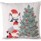 Boltze dekorationspude med julemotiv MONTI, 45 x 45 cm