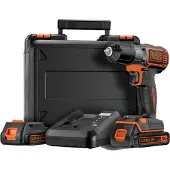 Black & Decker ASD18KB-QW, Pistolgreb boremaskine, 1 cm, 2,5 cm, 1 cm, 800 rpm, 16 Nm