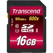Transcend Sdhc 16gb Class10 Uhs-i 600x Ultimate Hukommelseskort