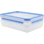 Tefal K30288, Kasse, Rektangulær, 0,6 L, Blå, Transparent, Plast, Tyskland