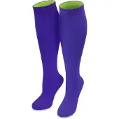 Normani Knæstrømper indigo / neongul