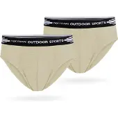 Normani Sportsunderbukser beige / sort / hvid