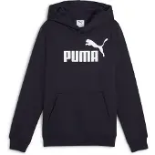 Puma Hættetrøje - Navy m. Hvid - - 10 år (140) - Hættetrøje