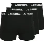 JJ REBEL Boksershorts sort / hvid