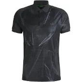 BOSS BOSStil mænd. 50537757 Paddy Desert Active polo shirt sort (S), Casual, Polyester, Korte ærmer