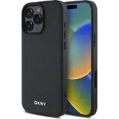 DKNY Pu Leather Metal Logo Magsafe Iphone 16 Pro Max Telefon Etui