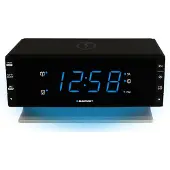 Blaupunkt CR55CHARGE, Ur, Digital, FM, PLL, LED, Sort, DC/batteri