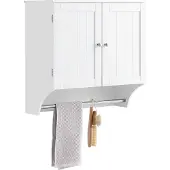 SoBuy væghylde med skuffe BZR84-W
