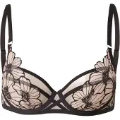 Chantelle BH 'LUSH' lysebeige / sort