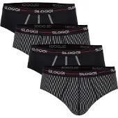Sloggi Slip rød / sort / hvid