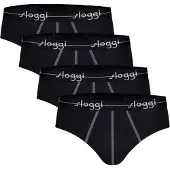 Sloggi Slip røgblå / sort / hvid