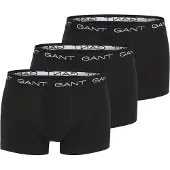Gant Boksershorts sort / hvid