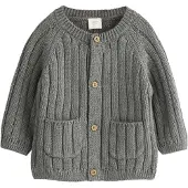 Next Cardigan grå / hvid