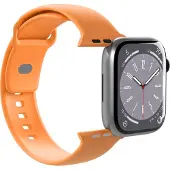 Puro ICON - Urrem for smart watch - S/M og M/L størrelse - abrikos - for Apple Watch Hermès Series 9, SE 3, Series 10, Series 11, Series 8, Series 9