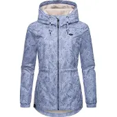 Ragwear Funktionsjakke 'Dankka Spring' røgblå / himmelblå