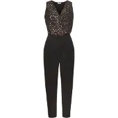 LASCANA Jumpsuit guld / sort
